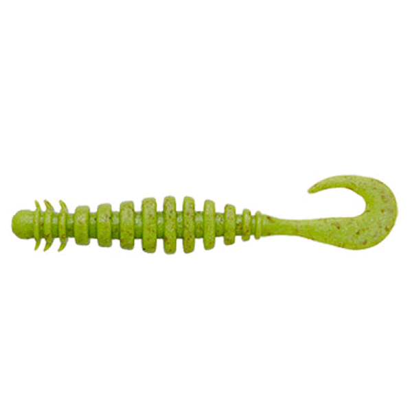 ECOGEAR ECOGEAR JUKUSEI AQUA RING MAX 3" 75mm (8 pcs/pack) J12 MAZUME CHART (LUMINOUS) saltwater fishing lure