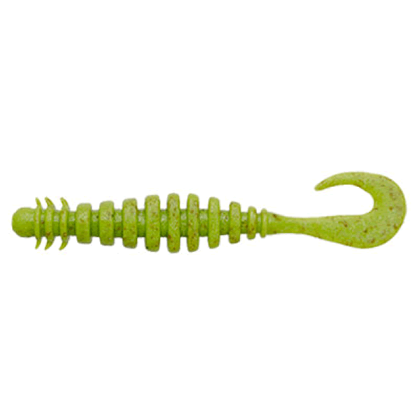 ECOGEAR ECOGEAR JUKUSEI AQUA RING MAX 3.8" 97mm (6 pcs/pack) J12 MAZUME CHART (LUMINOUS) saltwater fishing lure