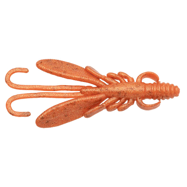 ECOGEAR ECOGEAR JUKUSEI AQUA BUG ANTS 3.3" 83mm (6 pcs/pack) J18 ORANGE GOLD saltwater fishing lure