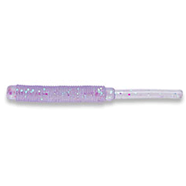 ECOGEAR MEBARU SHOKUNIN STRAW TAIL GRUB 2" 50mm (9 pcs/pack) 345 HOKURIKU UV PURPLE HOLO saltwater fishing lure