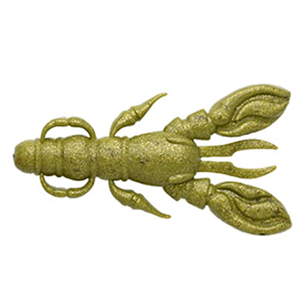 ECOGEAR ECOGEAR JUKUSEI AQUA ROCK CLAW 2.5" 62mm (7 pcs/pack) J17 OLIVE GOLD saltwater fishing lure