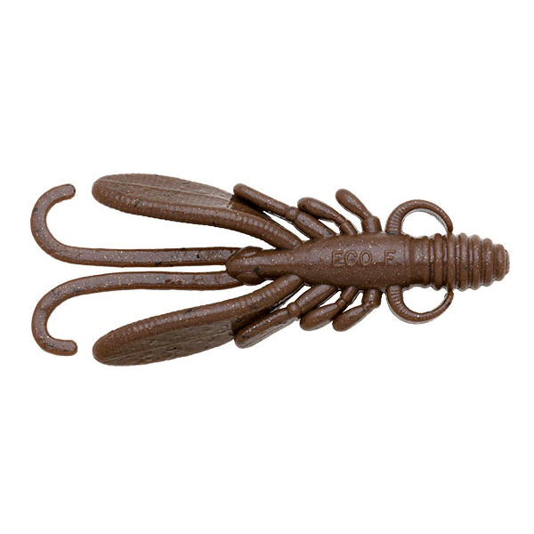 ECOGEAR ECOGEAR JUKUSEI AQUA BUG ANTS 2" 56mm (8 pcs/pack) J19 BROWN CRAB saltwater fishing lure