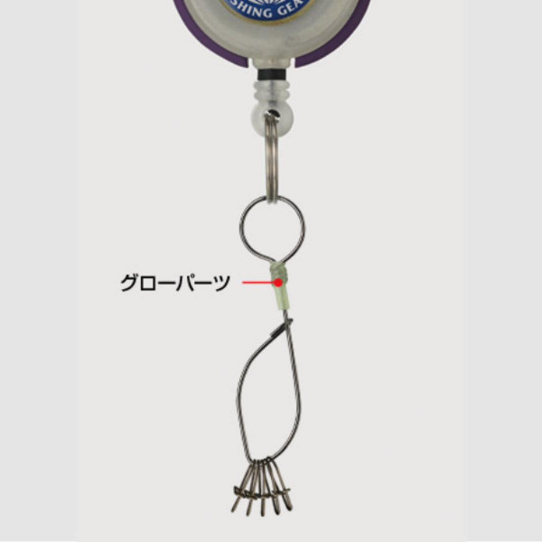 Golden Mean GM PIN ON REEL 75mm : 17.3g #RED fishing accessory — photo 2