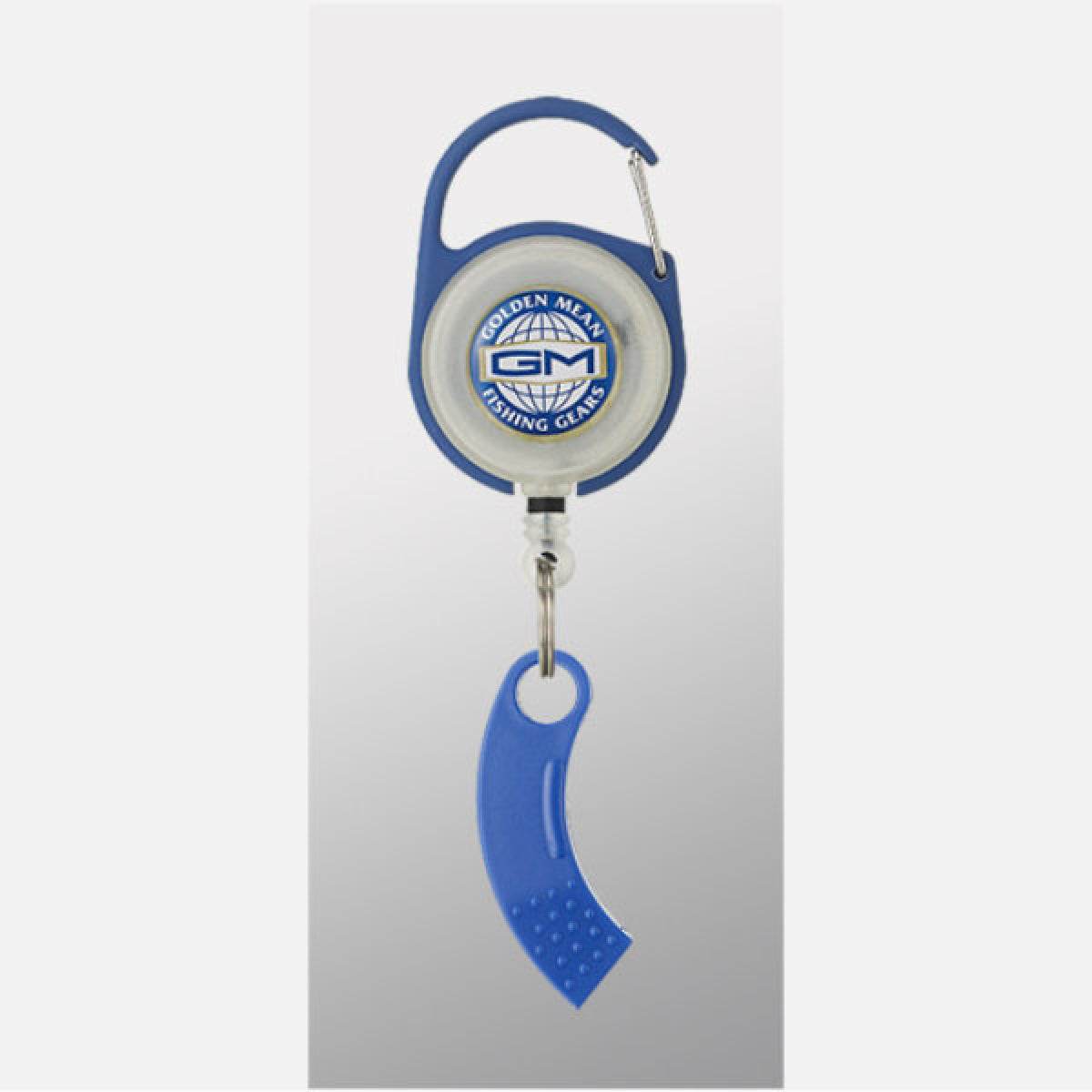 Golden Mean GM PIN ON REEL + LINE CUTTER REEL/75m : 17.3g CUTTER/45mm : 2.9g #BLUE - Britannic Trade