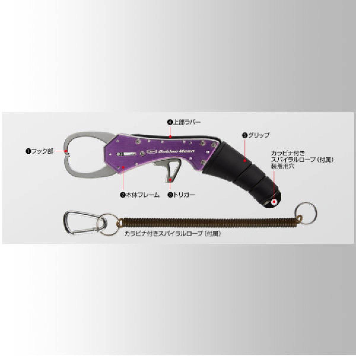 Golden Mean GM GRIP 185mm : 110g #RED - Britannic Trade