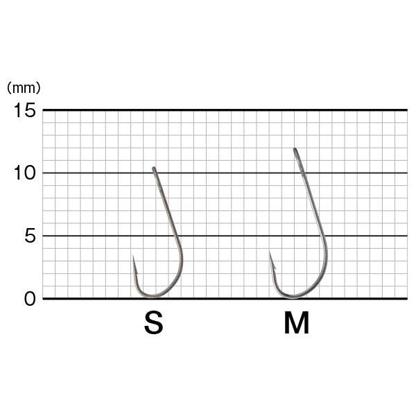 Golden Mean UC HOOK S : 10mm (5 pcs/pack) - Britannic Trade