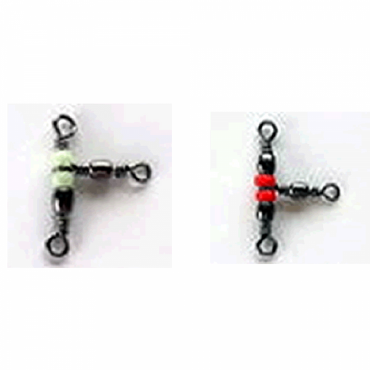 NT SWIVEL BRASS BARREL TRIPLE SWIVEL (Value Pack) #12 x #16 (C TYPE) (50 pcs/pack) BLACK fishing terminal tackle — photo 2