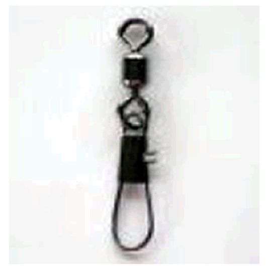 NT SWIVEL NT POWER SWIVEL WITH INTERLOCK SNAP (Value Pack) #1 (50 pcs/pack) BLACK fishing terminal tackle — photo 2