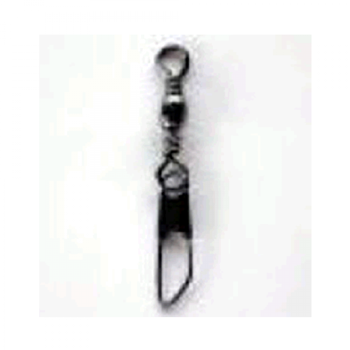 NT SWIVEL BRASS BARREL SWIVEL WITH SAFETY SNAP (Value Pack) #1 (40 pcs/pack) BLACK