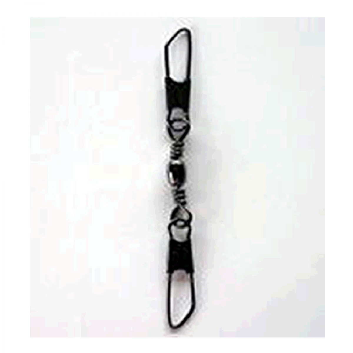 NT SWIVEL BRASS BARREL SWIVEL WITH DOUBLE SAFETY SNAP #3 (5 pcs/pack) BLACK