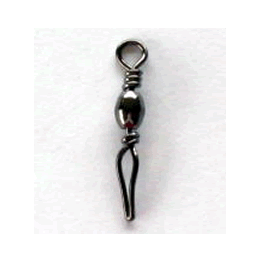 NT SWIVEL BRASS BARREL HARISU SWIVEL #8 (6 pcs/pack) BLACK fishing terminal tackle