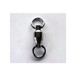NT SWIVEL BALL BEARING SWIVEL WITH TWO RINGS #7 (2 pcs/pack) NICKEL - Britannic Trade