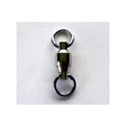 NT SWIVEL BALL BEARING SWIVEL WITH TWO RINGS #7 (2 pcs/pack) NICKEL fishing terminal tackle