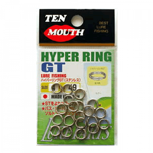 NT SWIVEL HYPER RING GT #4 (20 pcs/pack) STAINLESS - Britannic Trade