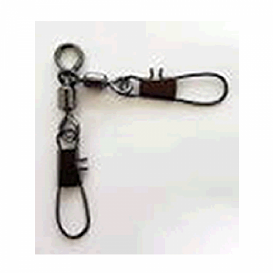 NT SWIVEL OCTOPUS SWIVEL L (2 pcs/pack) BLACK fishing terminal tackle — photo 2