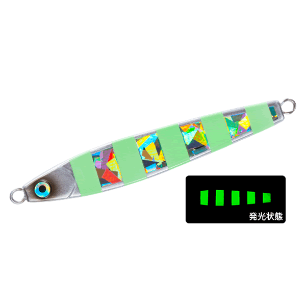 DUEL YO-ZURI BLANKA TACHIUO SP ZEBRA 200g 135mm : 200g ZLS: ZEBRA GLOW SILVER
