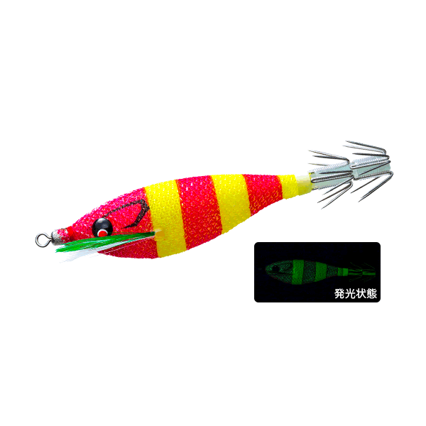 DUEL SQUID JIG "Pucca" Y2 90mm 8g LRYZ saltwater fishing lure