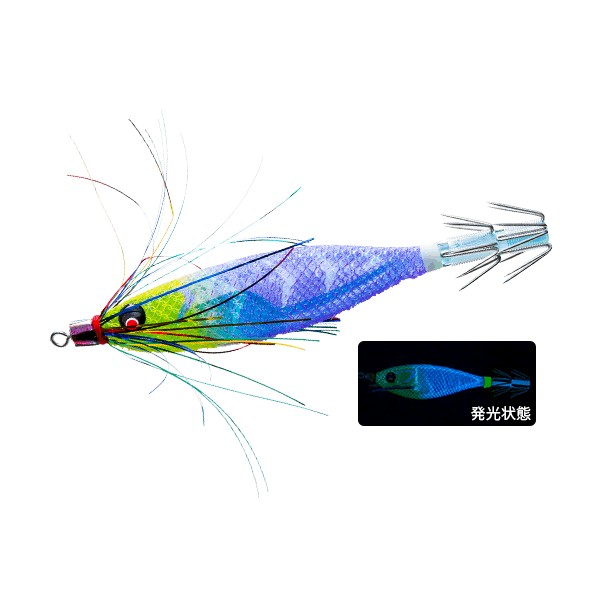 DUEL SQUID JIG "Picca" Y2 80mm 5g BLYU