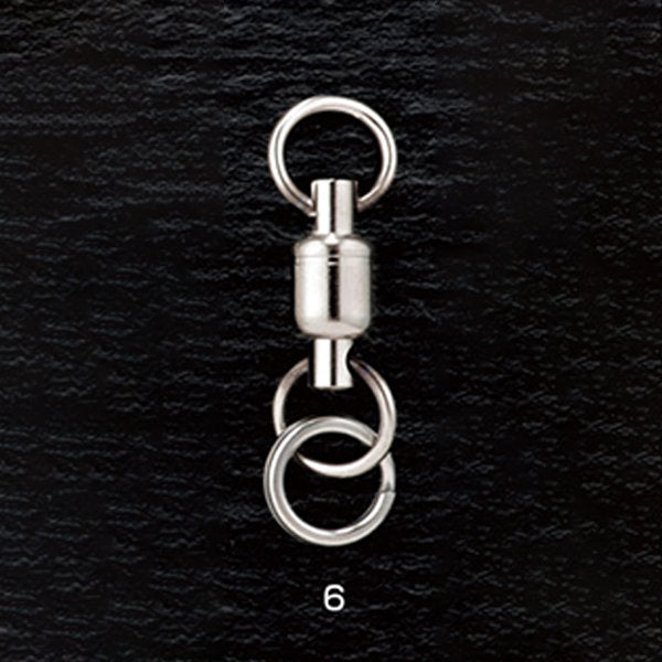 Shout! COMBI BB SWIVEL #6 : 116LB (52.6kg) (2 pcs/pack) 413CB fishing terminal tackle