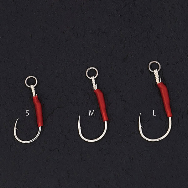 Shout! MADAI ASSIST SHORT SINGLE L (4 pcs/pack) 332MS fishing terminal tackle