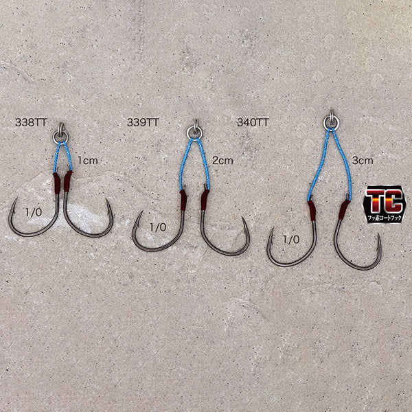 Shout! TC TWIN SPARK 2 #5/0 : PE 2cm (2 pcs/pack) 339TT fishing terminal tackle