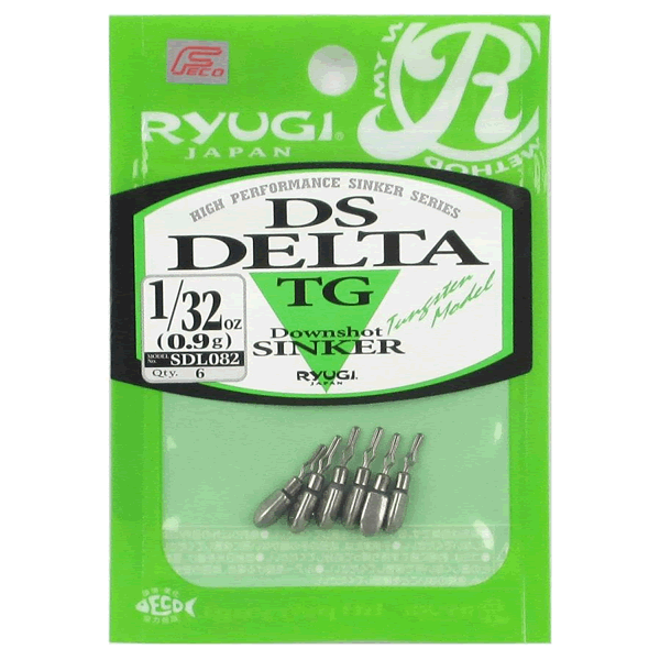 RYUGI DS DELTA TG 1/32oz (0.9g) (6 pcs/pack) fishing terminal tackle