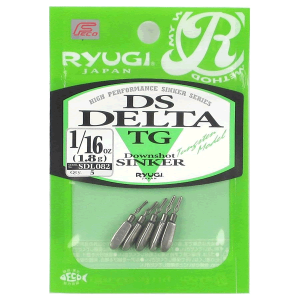 RYUGI DS DELTA TG 1/16oz (1.8g) (5 pcs/pack) fishing terminal tackle