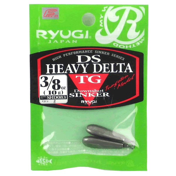 RYUGI DS HEAVY DELTA TG 3/8oz (10g) (2 pcs/pack) fishing terminal tackle