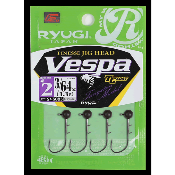 RYUGI VESPA #2 1.3(3/64) (4 pcs/pack) fishing terminal tackle
