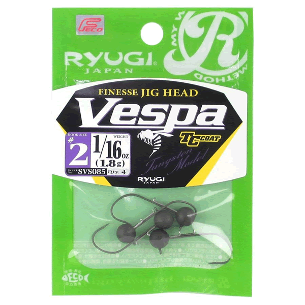 RYUGI VESPA #2 1.8(1/16) (4 pcs/pack) fishing terminal tackle