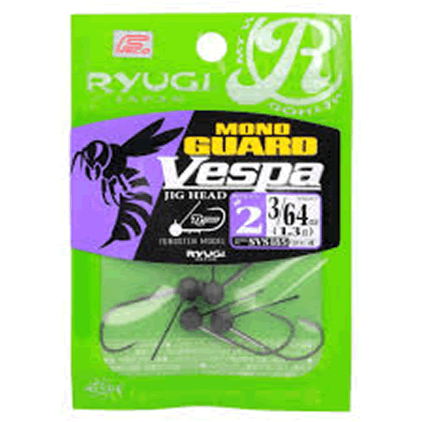 RYUGI MONO GUARD VESPA #2 3/64oz(1.3g) (4 pcs/pack) fishing terminal tackle
