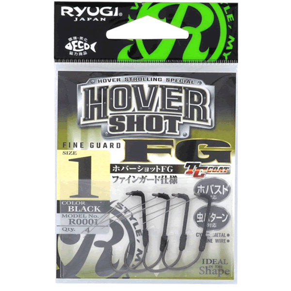 RYUGI HOVER SHOT FG #1 (4 pcs/pack) fishing terminal tackle