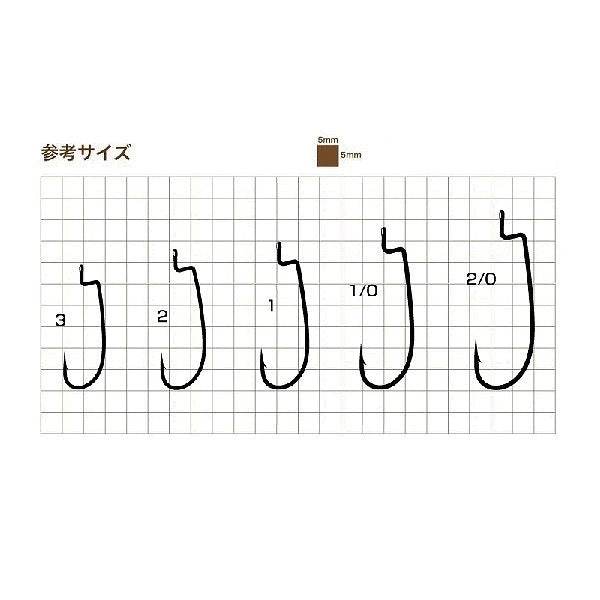 JUNGLEGYM EDGE ROCKER #2/0 (8 pcs/pack)