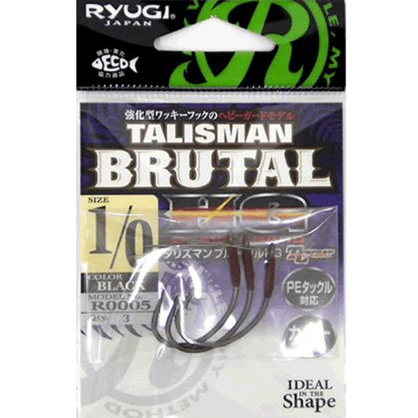 RYUGI TALISMAN BRUTAL HG #1/0 (3 pcs/pack) fishing terminal tackle