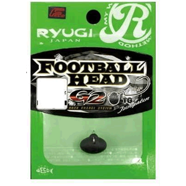 RYUGI FOOTBALL HEAD G2 1/4oz(7g) (2 pcs/pack)