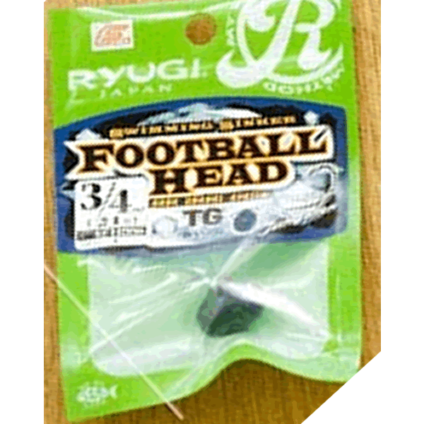 RYUGI FOOTBALL HEAD G2 3/4oz(21g) (1 pcs/pack) fishing terminal tackle