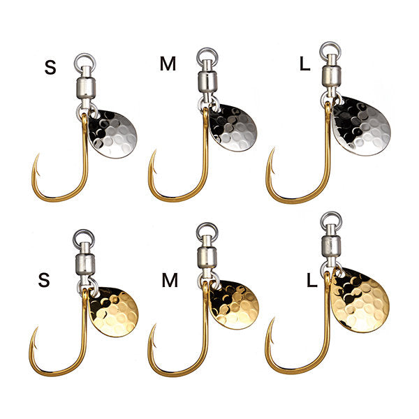Shout! POWERFUL BLJ SPARE HOOK L (2 pcs/pack) 375PG GOLD
