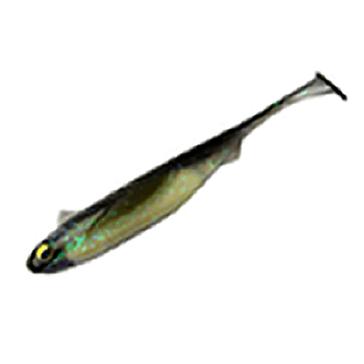 MAGBITE SNATCH BITE SHAD 4" (5 pcs/pack) 06 GLOW HARA BAIT