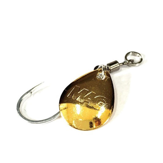MAGBITE BLADE ASSIST COLORADO S (2pcs / Pack) GOLD fishing terminal tackle — photo 2