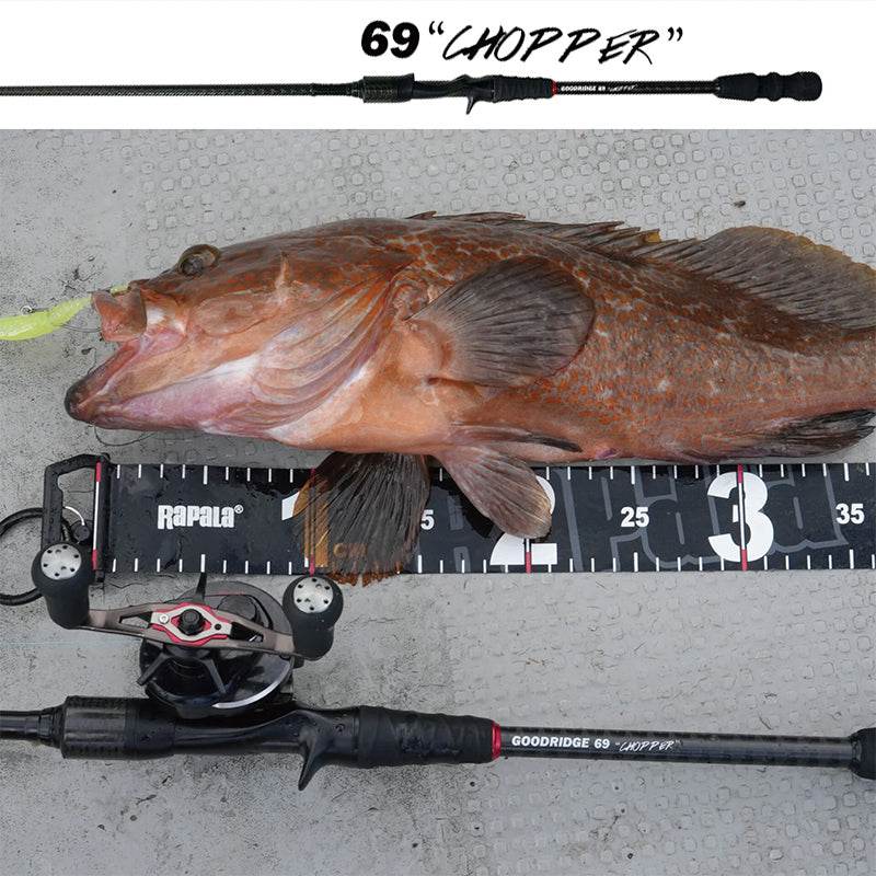 MAGBITE GOOD RIDGE 69XH CHOPPER (2 pieces, spinning) - Britannic Trade