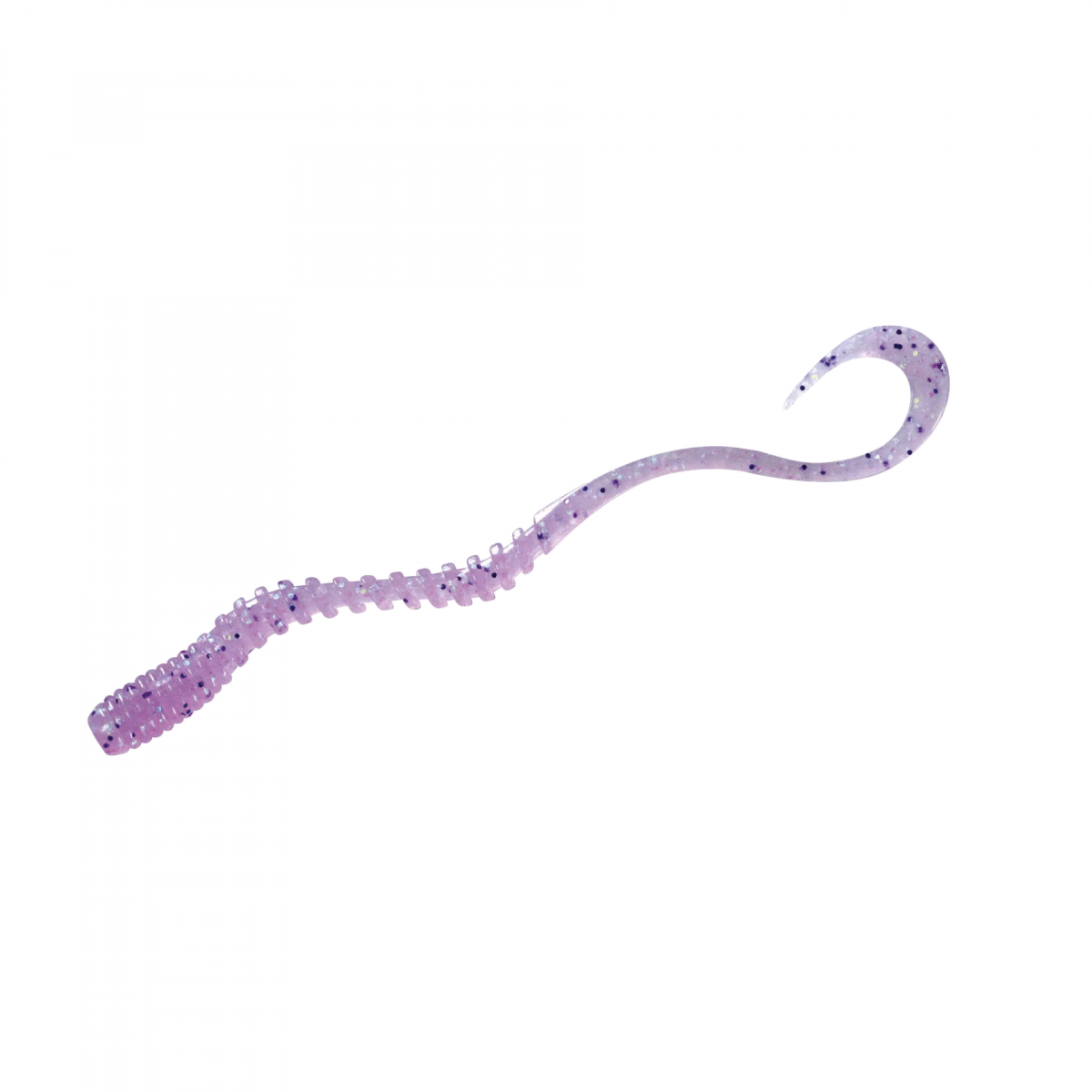 MAGBITE TAIRABAMUSHI CURLY 3" (5 pcs/pack) 36 GLITTER CLEAR PURPLE