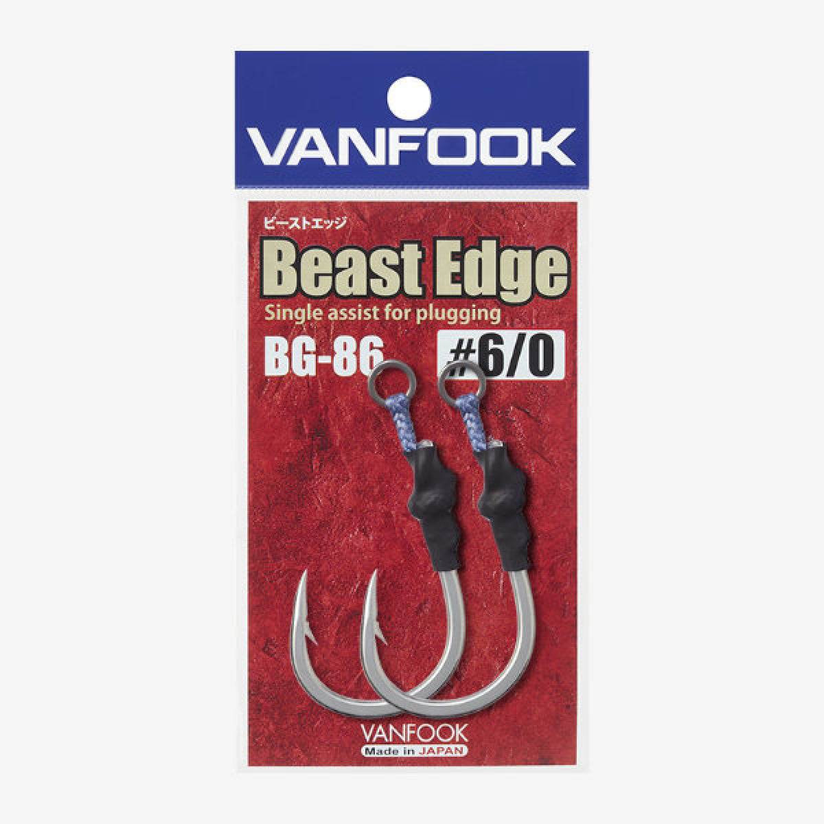 VANFOOK BG-86 BEAST EDGE (PLUGGING S ASSIST) #6/0 : 7.4g (2 pcs/pack) SILVER - Britannic Trade