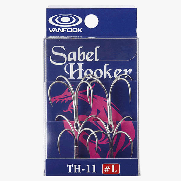 VANFOOK TH-11 SABEL HOOKER L (4 pcs/pack ) SILVER