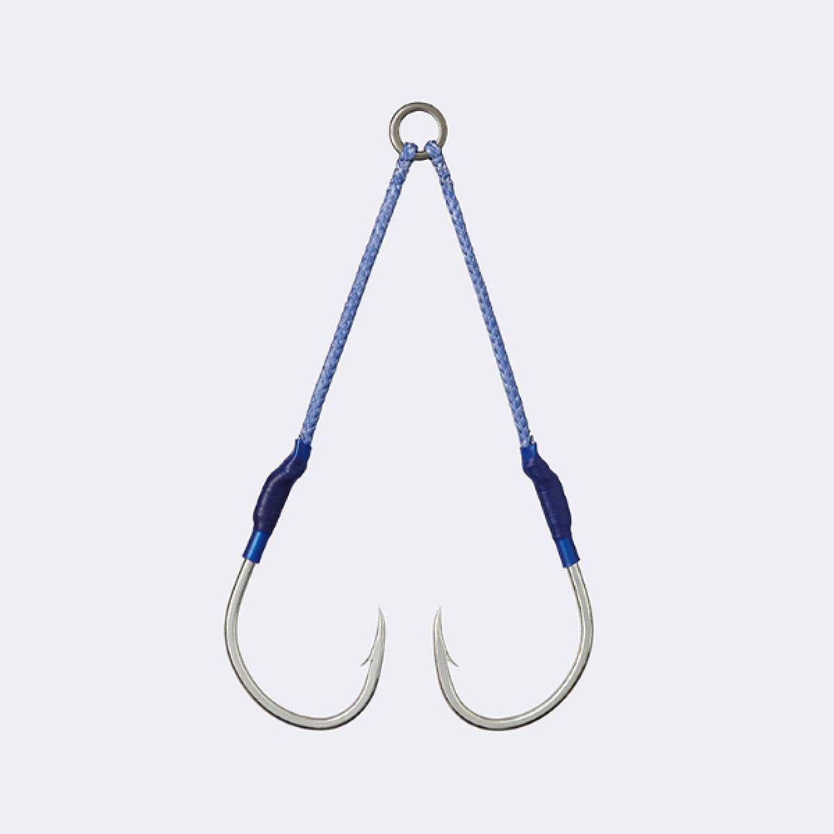 VANFOOK JLT-46 JIGEN LONG TWIN #2/0 (2 pcs/pack) SILVER - Britannic Trade