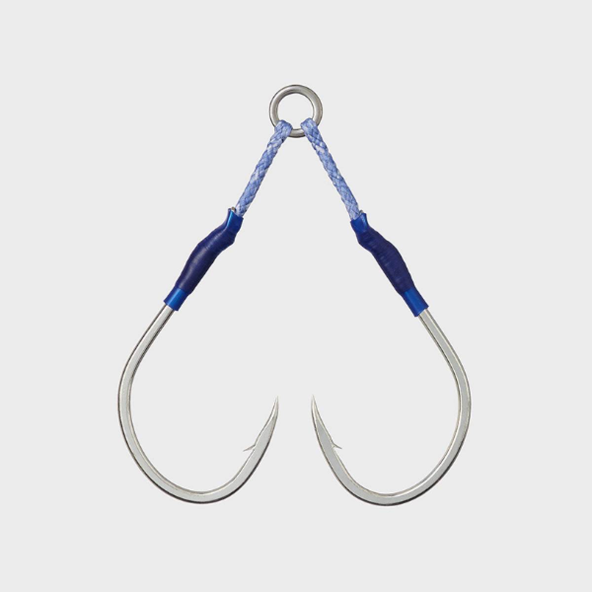 VANFOOK JST-44 JIGEN SHORT TWIN #3/0 (2 pcs/pack) SILVER - Britannic Trade