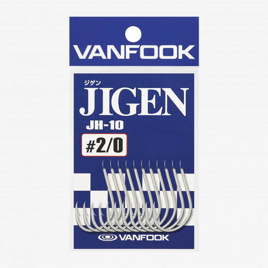 VANFOOK JH-10 JIGEN #3/0 (10 pcs/pack) SILVER - Britannic Trade