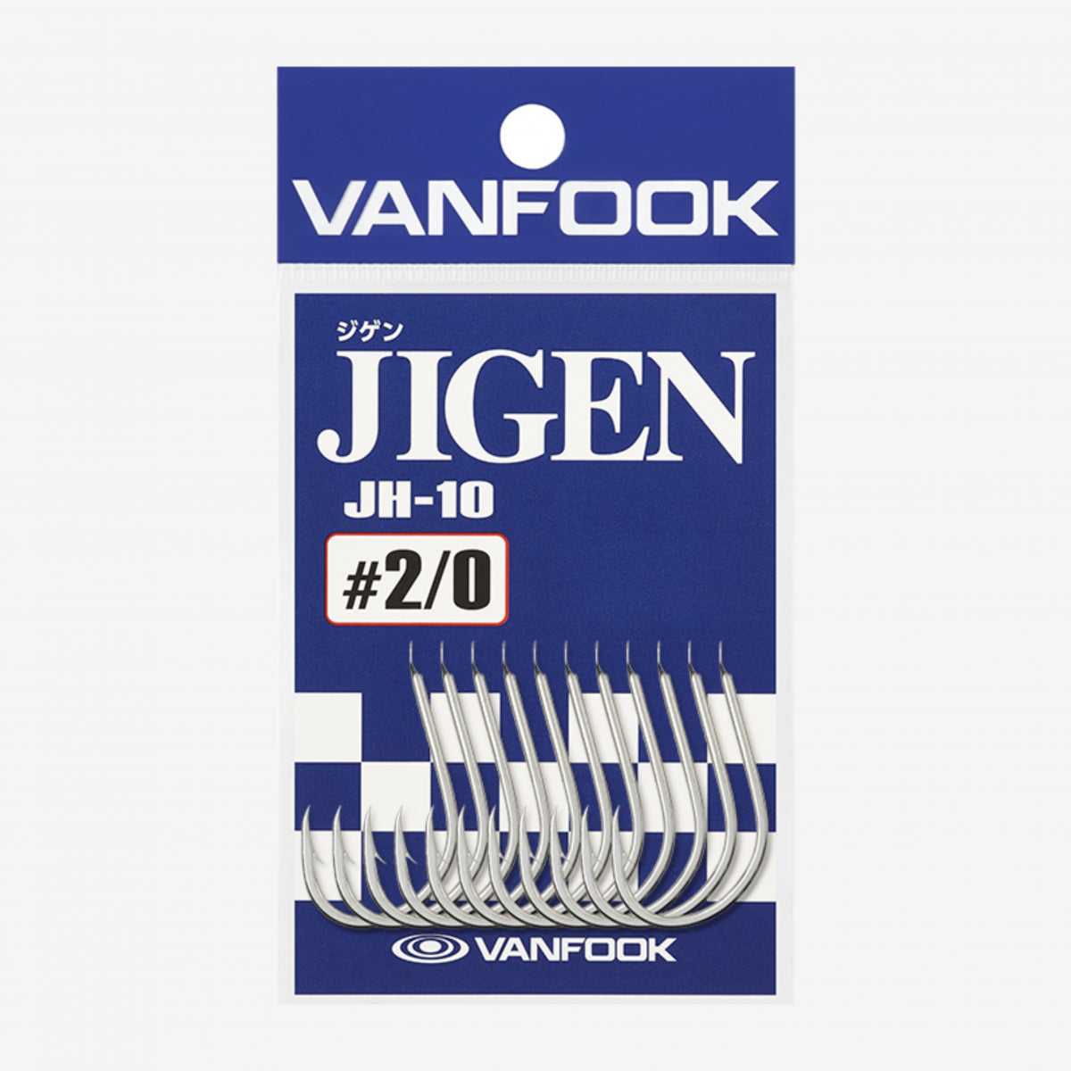 VANFOOK JH-10 JIGEN #3/0 (10 pcs/pack) SILVER