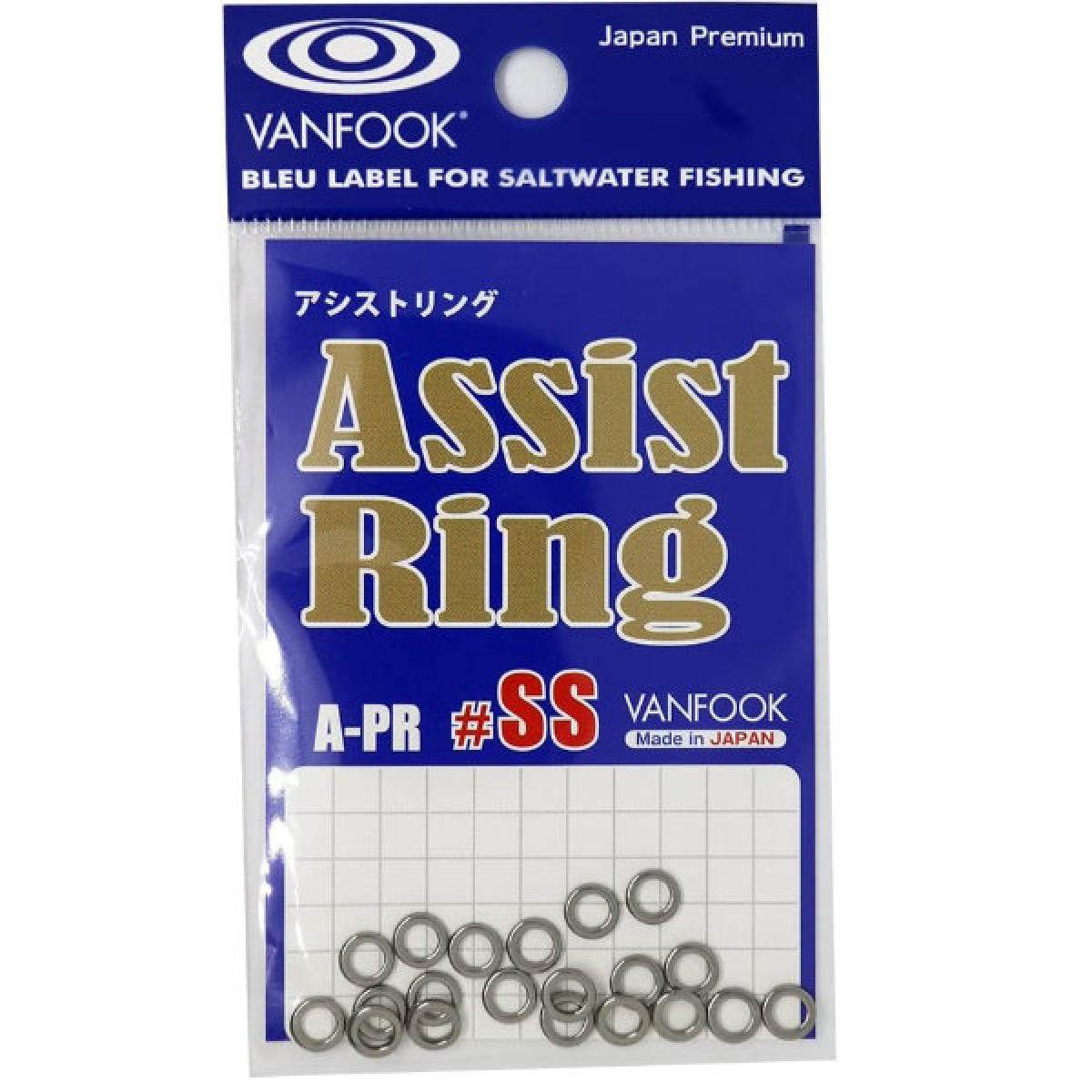 VANFOOK A-PR ASSIST RING #SS : 4.0mm (20 pcs/pack) SILVER - Britannic Trade