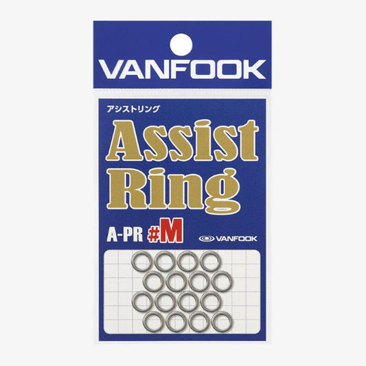 VANFOOK A-PR ASSIST RING #M : 5.5mm (16 pcs/pack) SILVER - Britannic Trade