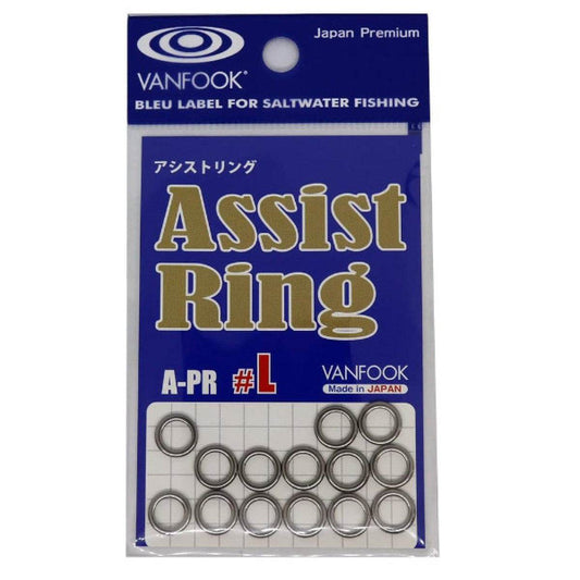 VANFOOK A-PR ASSIST RING #L : 6.0mm (14 pcs/pack) SILVER - Britannic Trade
